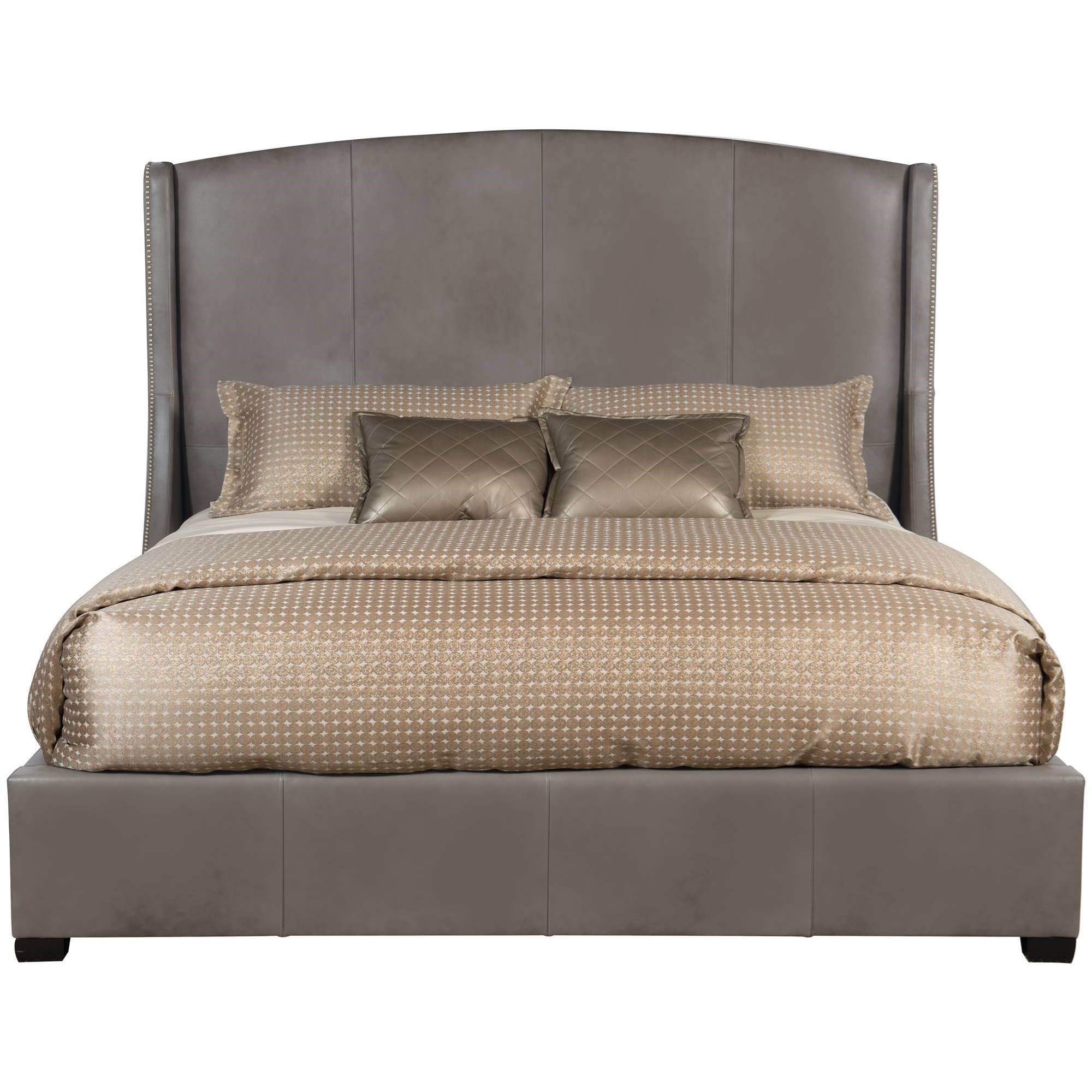 Bernhardt Interiors Beds 754H76L, 754F76L KingSize Cooper Leather